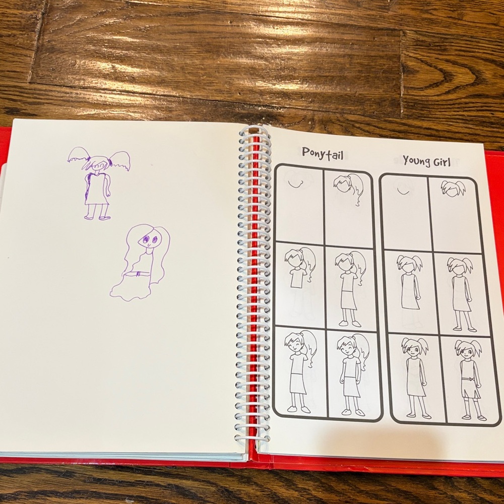 501 Things to Draw - Vibrant Red and Gold Drawing Book - Picture 10 of 11